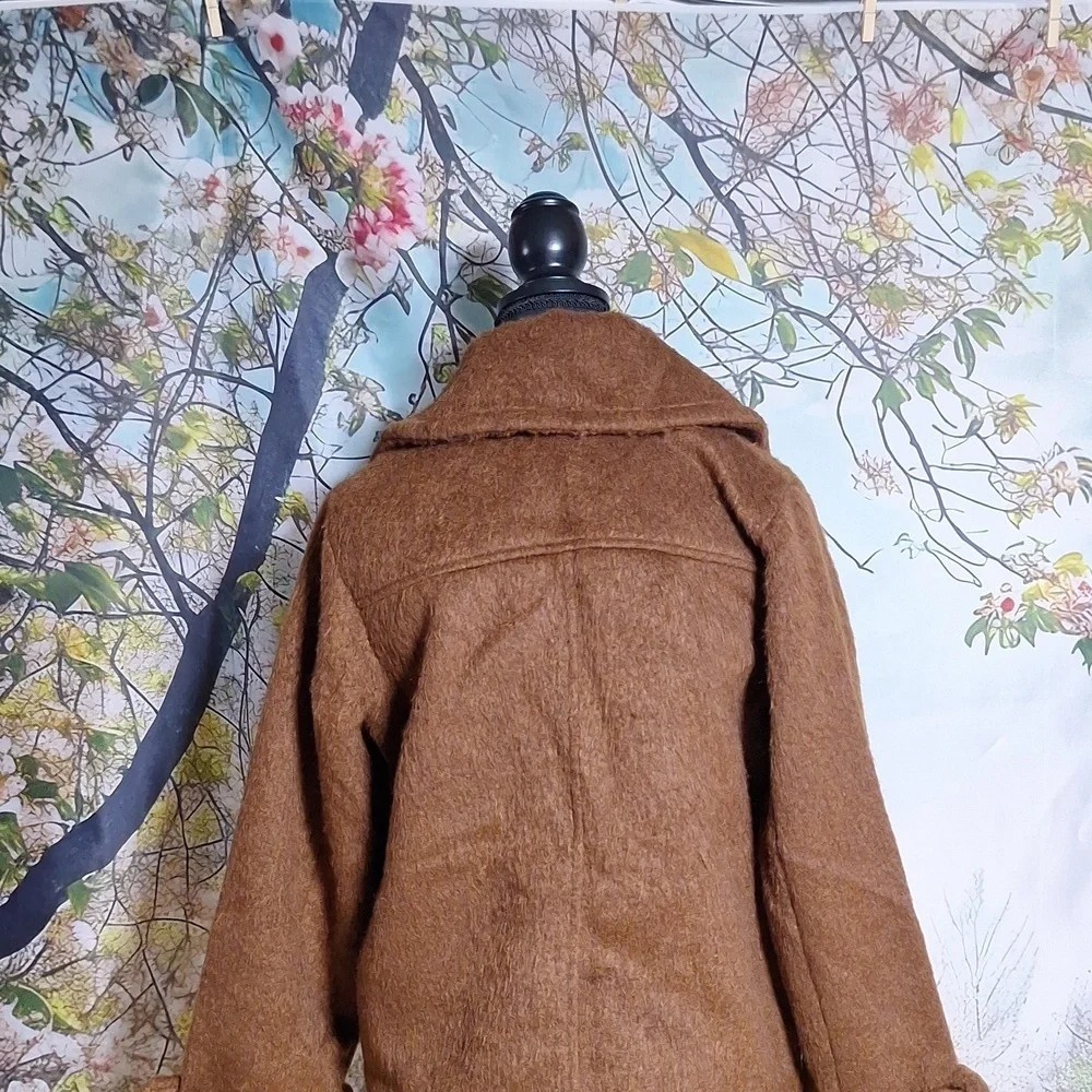 NWT  A new Day brown small pea coat